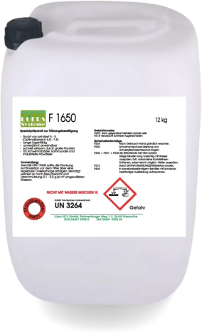 LÜERS F 1650 Flockungsmittel, 12 kg - Bild 2