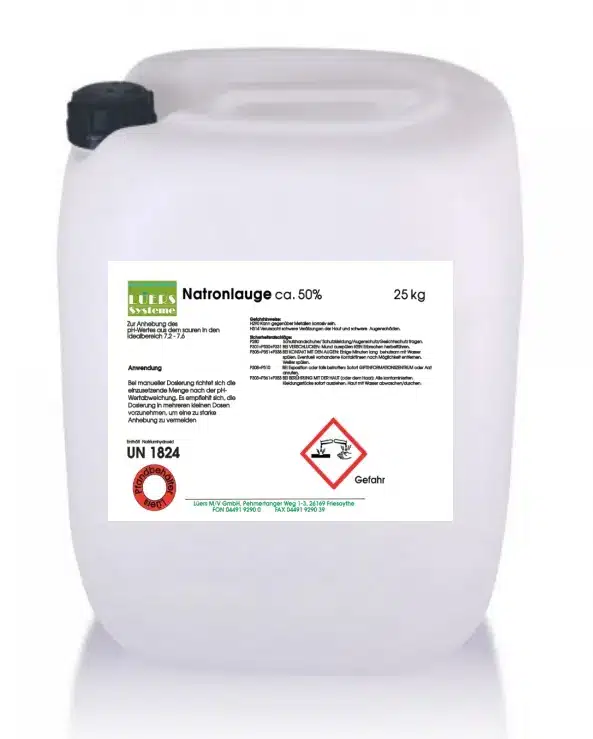 LÜERS Natronlauge flüssig, ca. 50% 25 kg - Bild 3