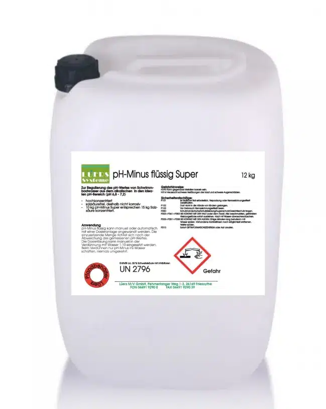 LÜERS pH Minus flüssig super mit Komplexbildner, 12 kg - Bild 3