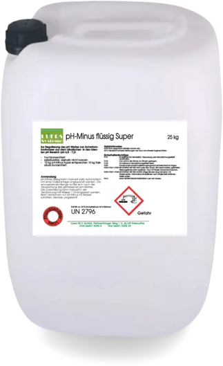 LÜERS pH Minus flüssig super mit Komplexbildner, 25 kg - Bild 2