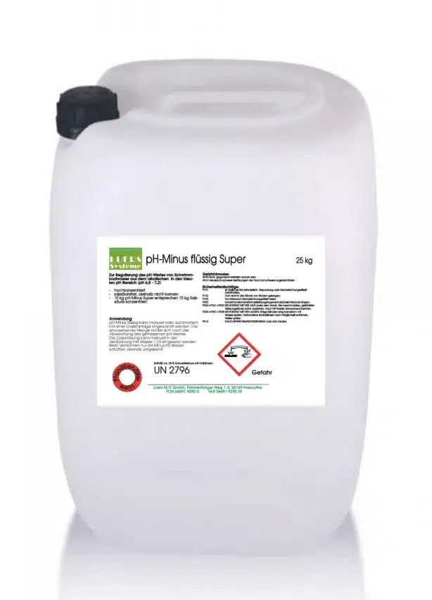 LÜERS pH Minus flüssig super mit Komplexbildner, 25 kg - Bild 3