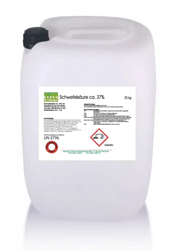 LÜERS Schwefelsäure ca. 37%, 25 kg - Bild 3