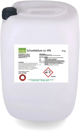 LÜERS Schwefelsäure ca. 49%, 25 kg - Bild 2