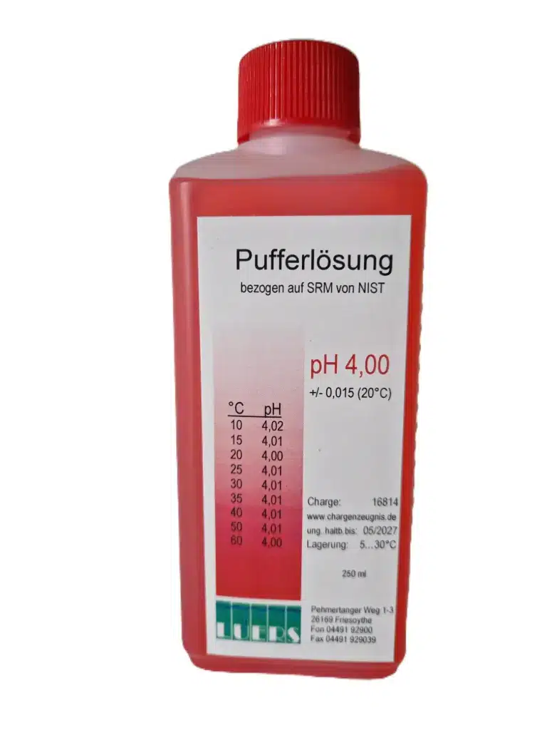 LÜERS Pufferlösung pH 4, 250 ml - Bild 3