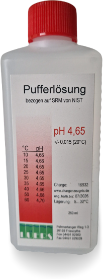 LÜERS Pufferlösung pH 4.65, 250 ml - Bild 2