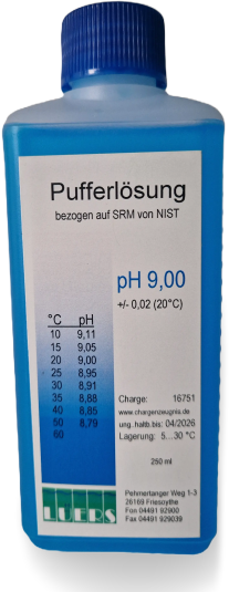 LÜERS Pufferlösung pH 9,0, 250 ml - Bild 2