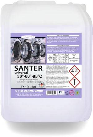 Santer Universal 226 Vollwaschmittel Mopp-Waschmittel, flüssig 10 ltr. - Hauptbild (remove.bg Rohbild)
