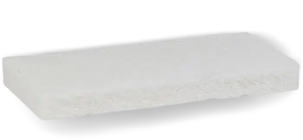 Pad für Padhalter, weiß, 250 x 120 x 20 mm - Hauptbild (remove.bg Rohbild)