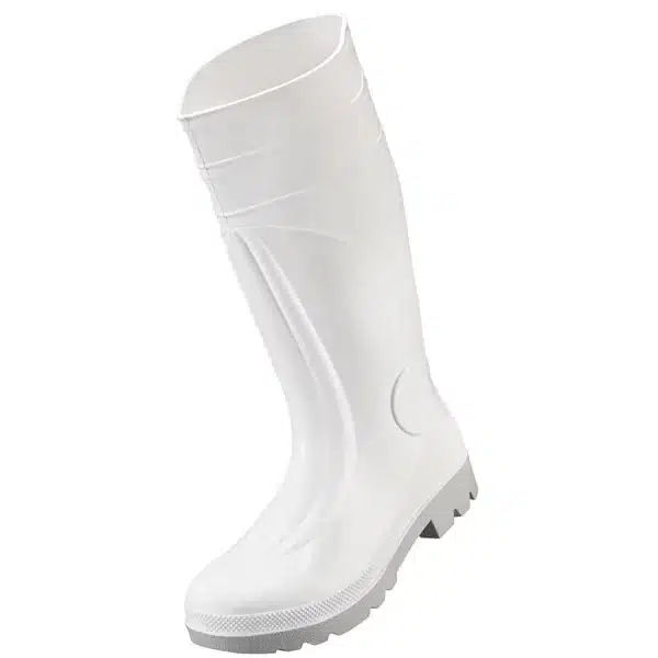 PVC Stiefel weiß mit Stahlkappe, versch. Größen - Hauptbild (Vor Optimierung)