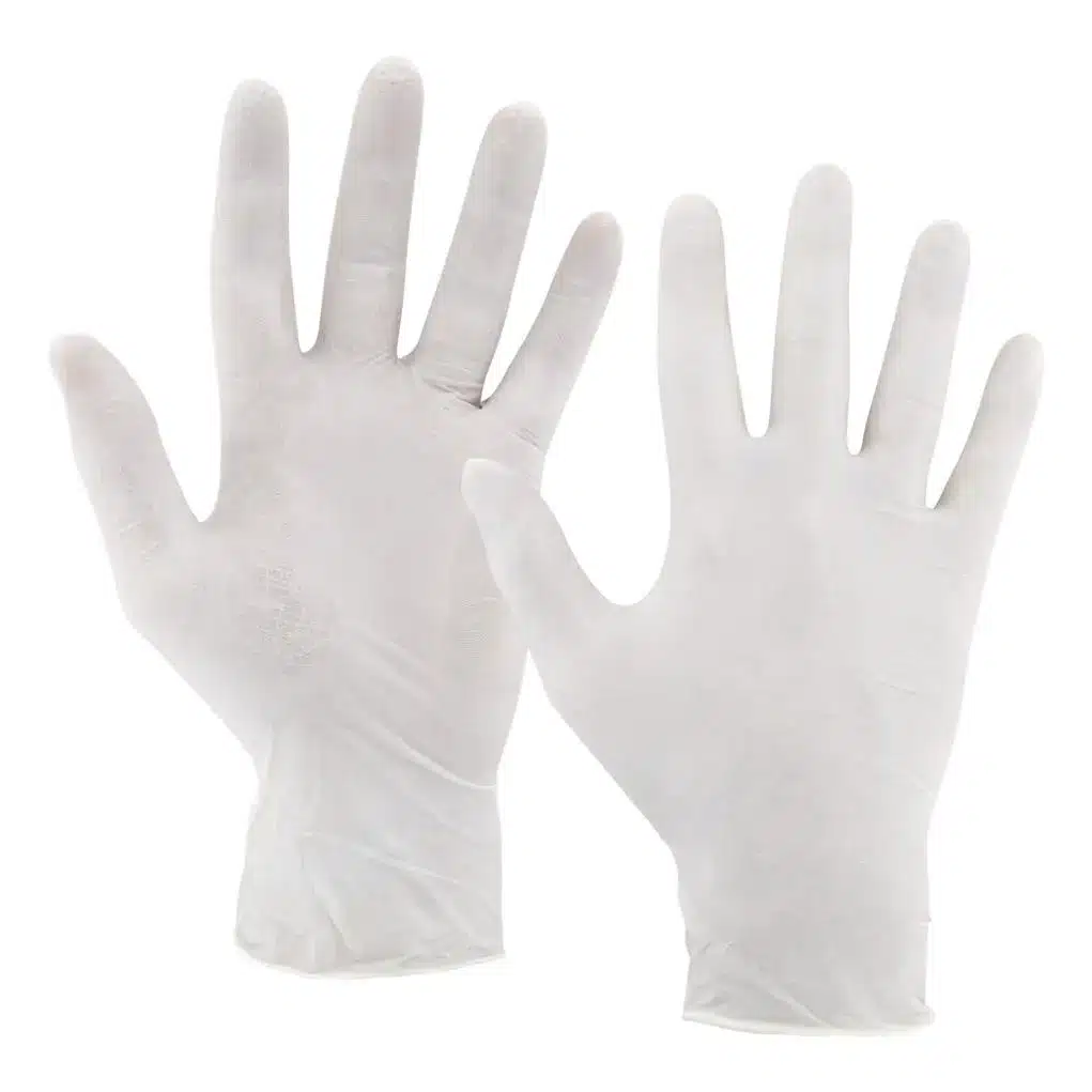 Einweghandschuhe, Latex, M, Classic, puderfrei, 100 Stück/Pack. - Hauptbild (Vor Optimierung)