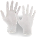 Einweghandschuhe, Latex, S, Classic, puderfrei, 100 Stück - Hauptbild (remove.bg Rohbild)