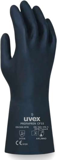 Sekur-Chemikalien-Schutzhandschuh M2, Gr. 8 - Hauptbild (remove.bg Rohbild)