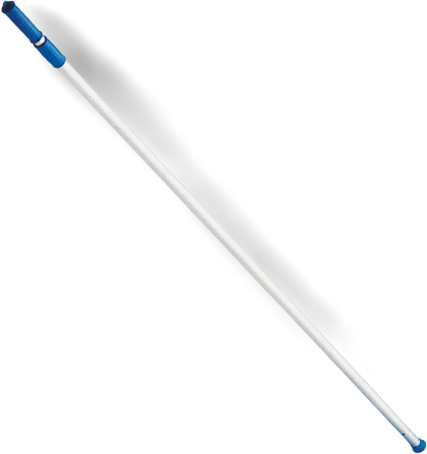 Alu-Teleskopstange 2-teilig, silber-eloxiert 2,40-4,80 m - Hauptbild (remove.bg Rohbild)