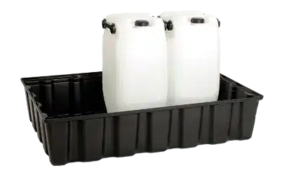Auffangwanne, 220 ltr., 1220 x 820 x 270 mm, schwarz, mit     DIBT-Zulassung - Hauptbild (Vor Optimierung)