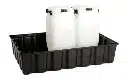 Auffangwanne, 220 ltr., 1220 x 820 x 270 mm, schwarz, mit     DIBT-Zulassung - Hauptbild (Vor Optimierung)