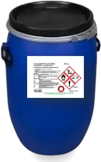 Calciumhypochlorit Granulat, im blauen Fass, 25 kg - Bild 2