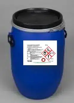Calciumhypochlorit Granulat, im blauen Fass, 25 kg - Bild 3