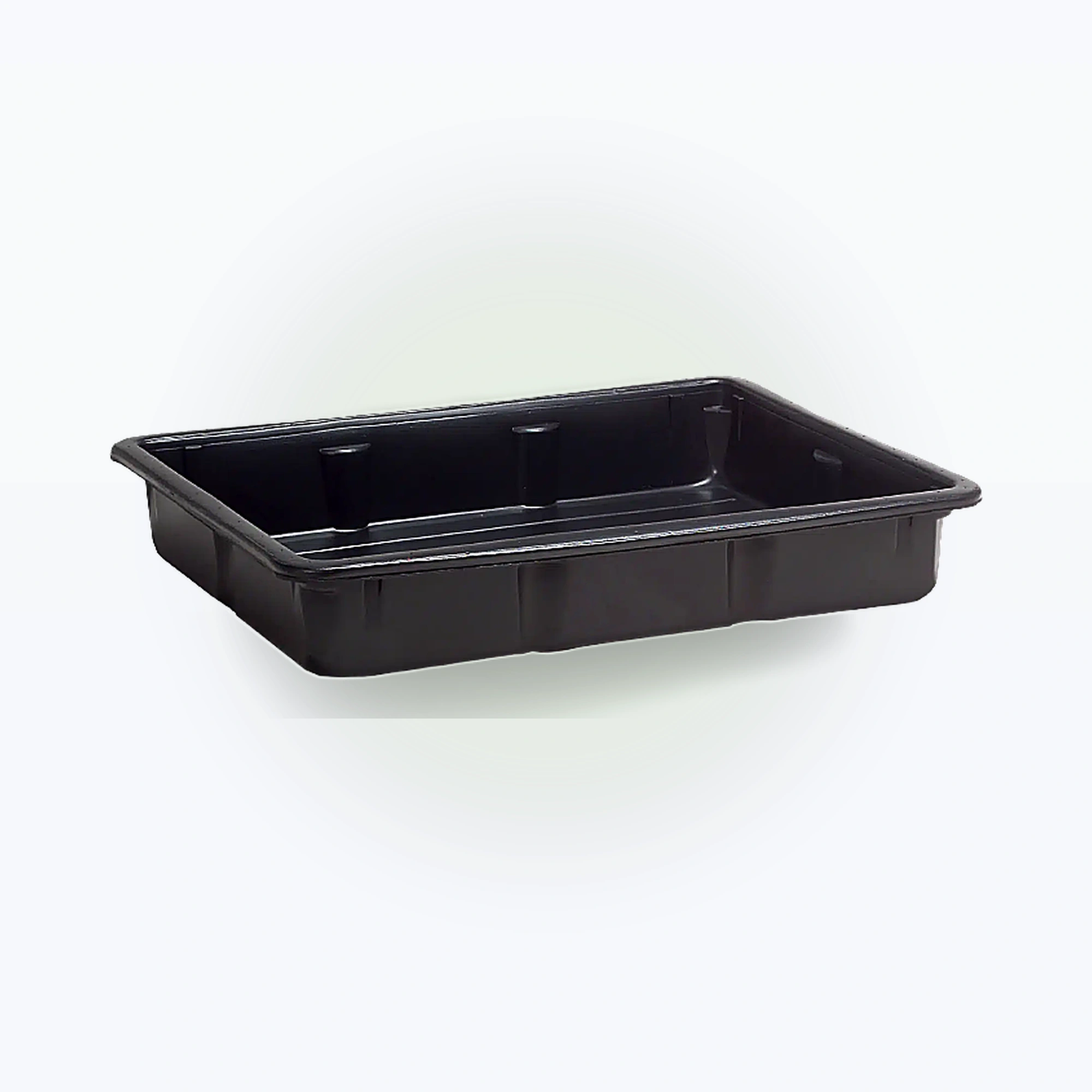 Auffangwanne, 20 ltr., 400 x 600 x 110 mm, schwarz,  mit DIBt-Zulassung 