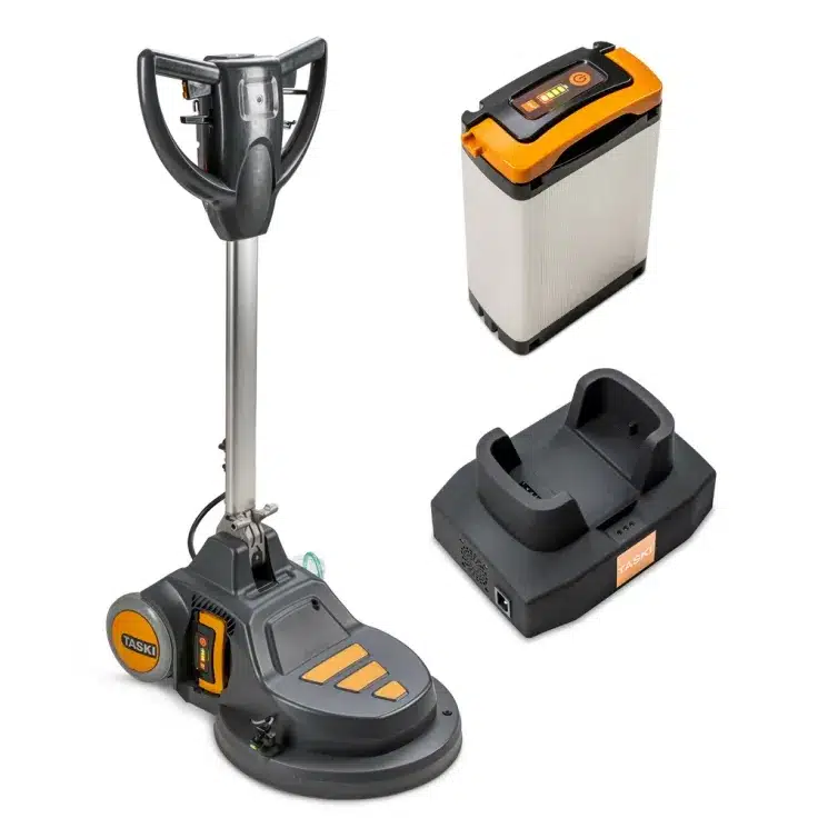 Einscheibenmaschine TASKI ERGODISC FLEXX 43 cm, inklusive Batterie