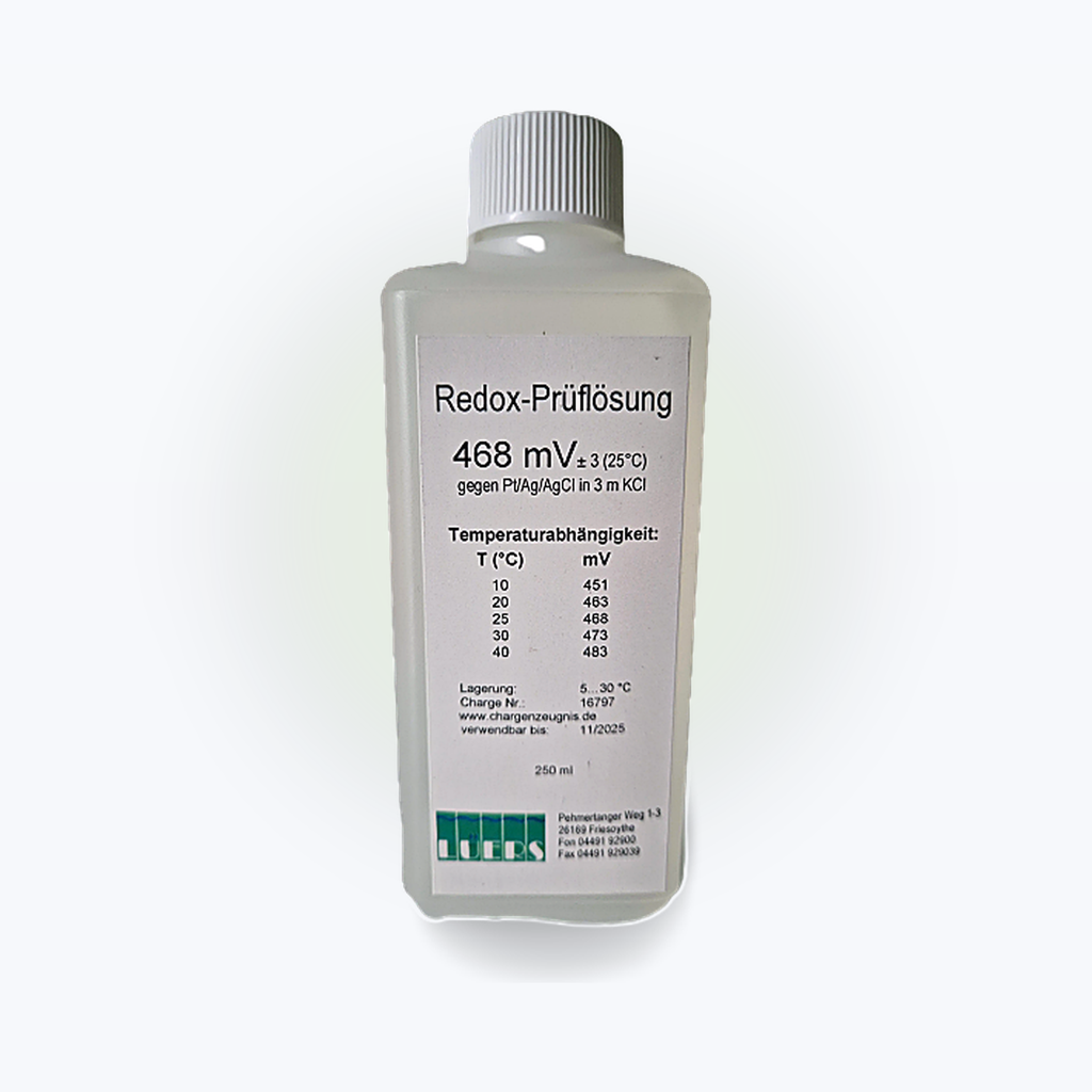 LÜERS Pufferlösung Redox 468 mV, 250 ml