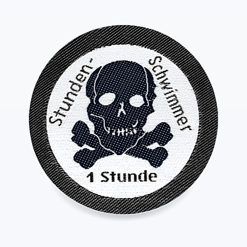 Stundenschwimmer-Abzeichen 'Totenkopf' 1 Stunde