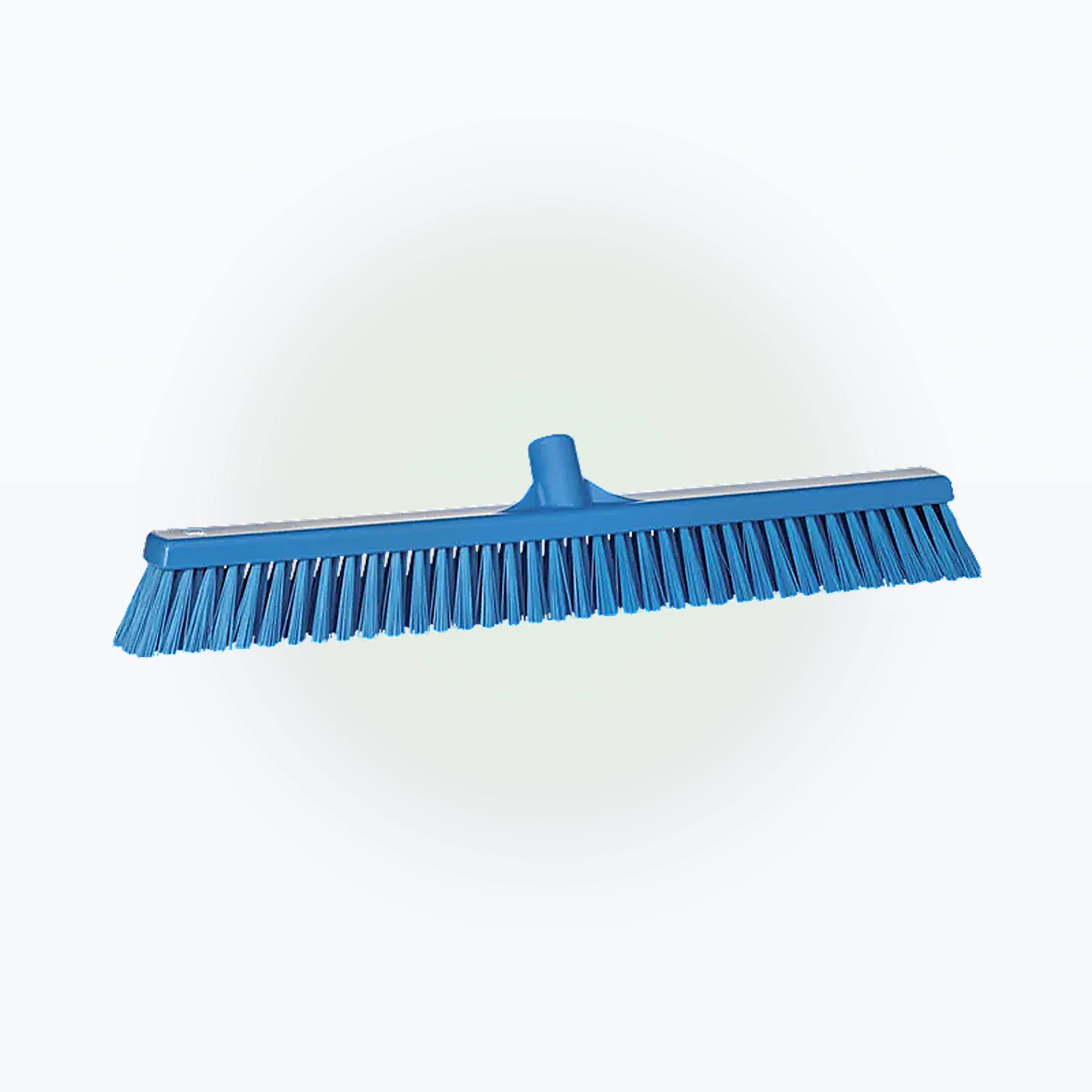 Besen, blau (weich/hart) 50 x 610 mm, Polyester