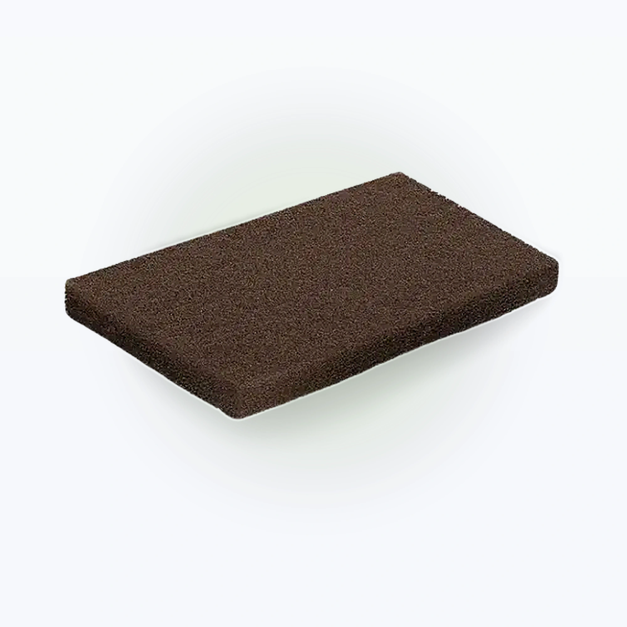 Pad, braun (hart), 245 x 125 x 23 mm