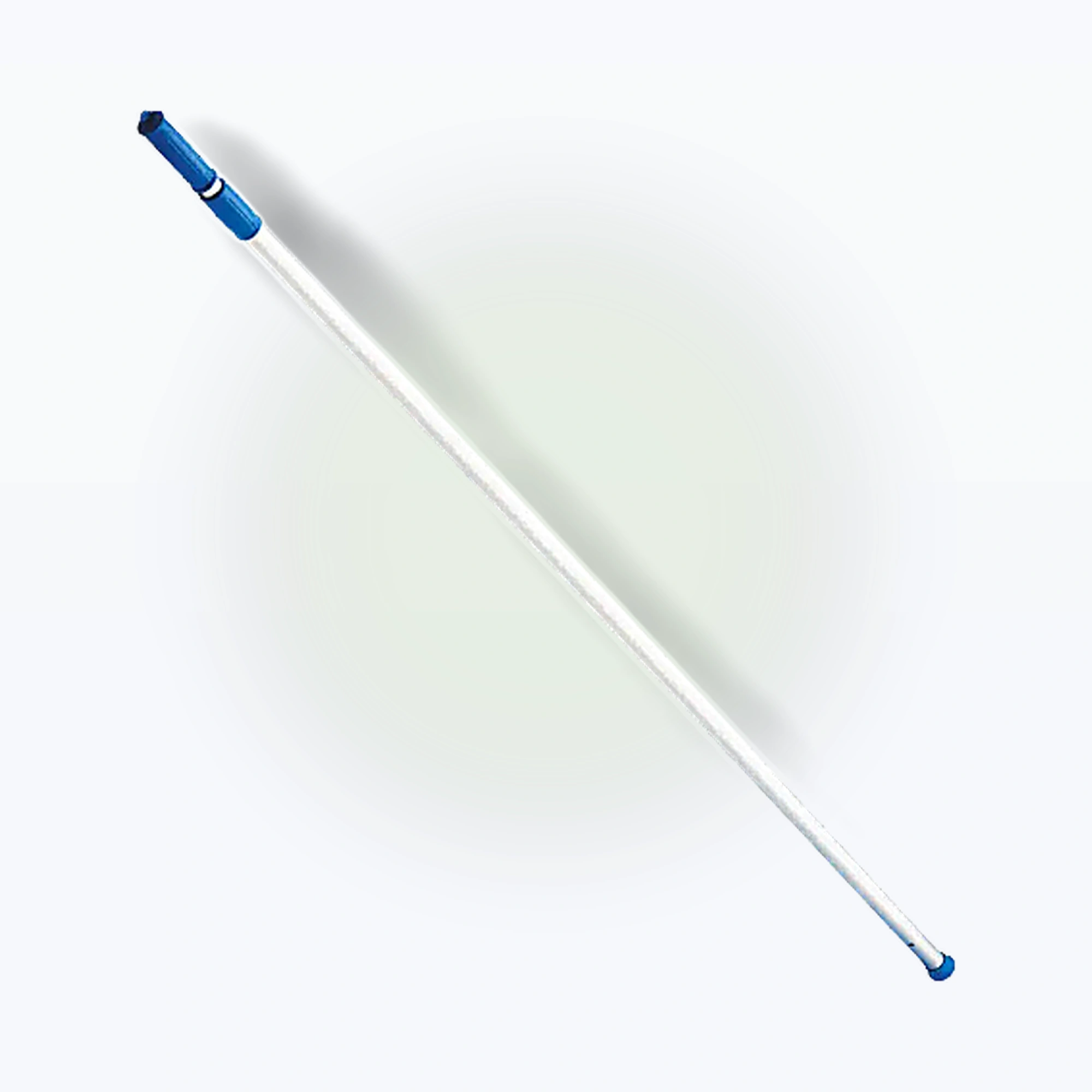 Alu-Teleskopstange 2-teilig, silber-eloxiert 2,40-4,80 m