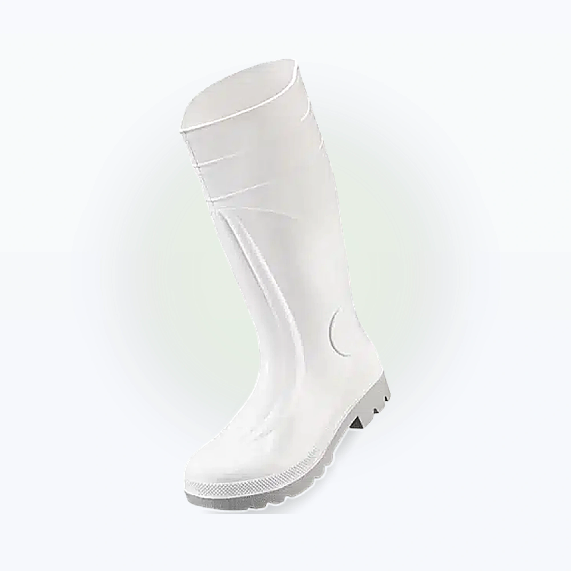 PVC Stiefel weiß mit Stahlkappe, versch. Größen