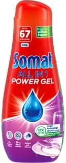 [100090706] Somat All in 1, Power Gel 6 x 67 Spülgänge, für kraftvolle Reinigung